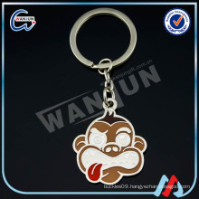 personalized custom soft enamel zinc alloy metal keychain